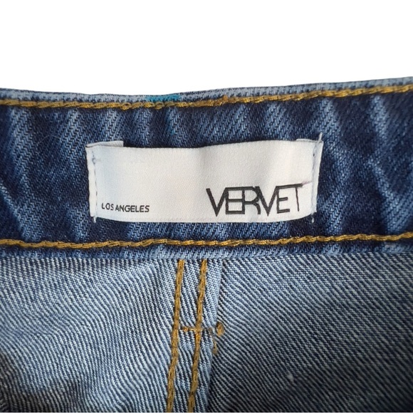 Vervet Denim Casual Classic Distressed Mom Jeans - Picture 3 of 9
